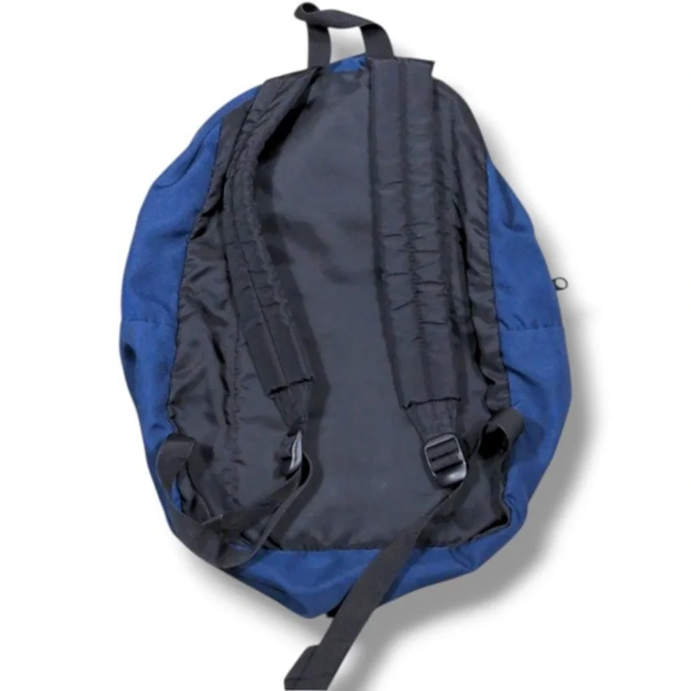 VTG 2003‎ JanSport New England Patriots Backpack Navy Blue NFL Y2K School Bag